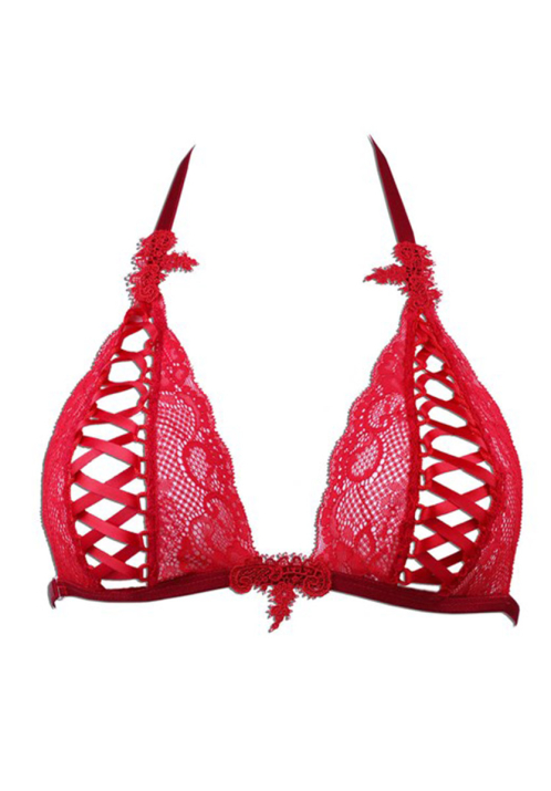 Luxxa LACE-UP OPEN BRA